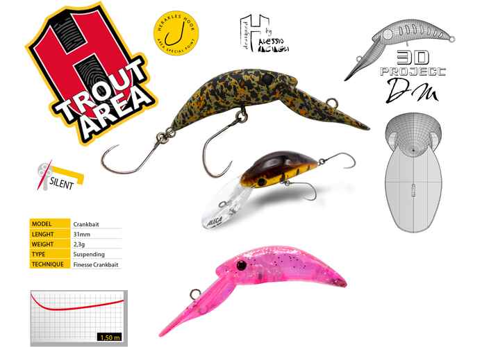 VOBLER ALECA SP 3.1cm 2.3gr Ghost Chick