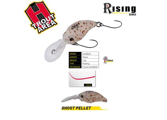 VOBLER ASU 35F 3.5cm 3.1gr Ghost Pellet