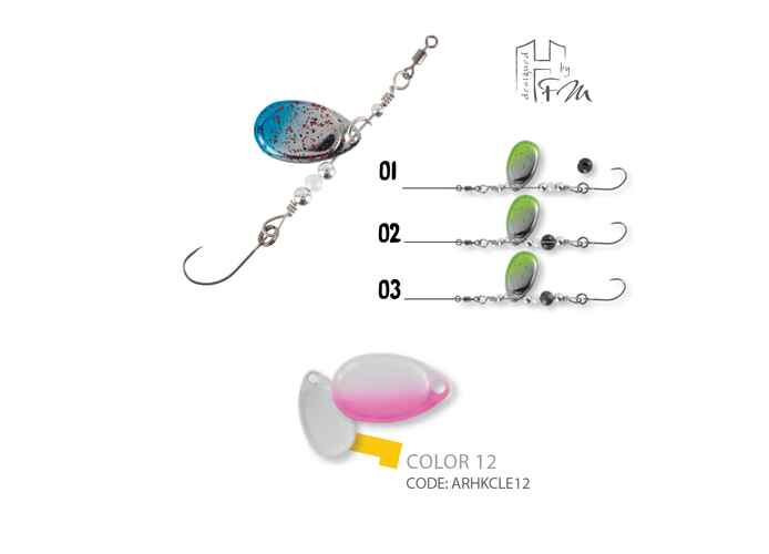 ROTATIVA CLEVER SPIN 1.5gr Culoare 12 White Pink