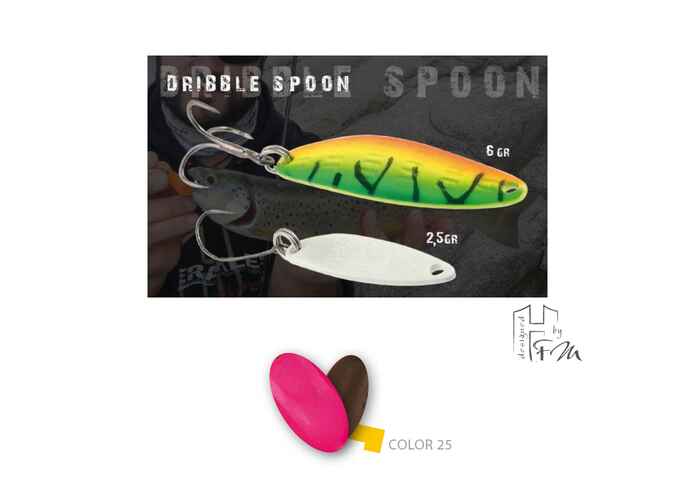 OSCILANTA DRIBBLE SPOON 2.5gr Pink/Brown