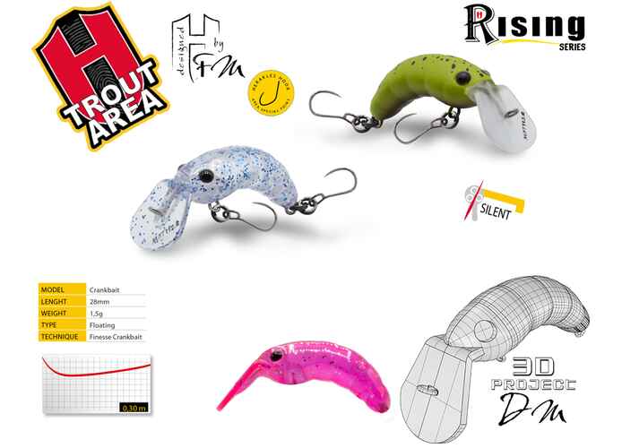 VOBLER MOTH 28FL 28mm 1.5gr Ghost Chic