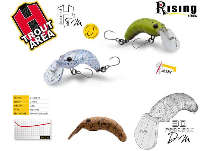 VOBLER MOTH 28FL 28mm 1.5gr Hungry