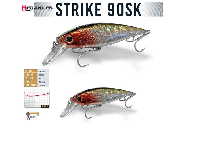 VOBLER STRIKE 90SK 9cm 11gr Silver Shad