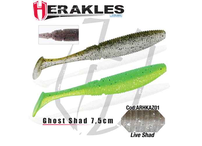 GHOST SHAD 7.5cm LIVE SHAD