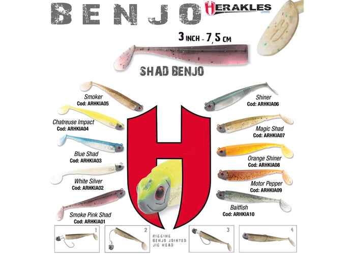 SHAD BENJO 3" 7.5cm BAITFISH