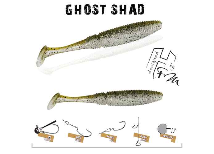 GHOST SHAD 8.5cm GREEN SHAD