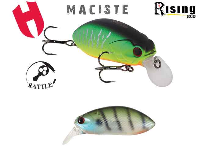 VOBLER MACISTE RATTLE F 7.0cm 22.5gr GREEN PERCH