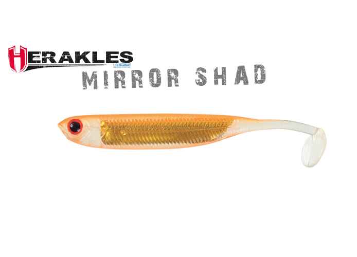 MIRROR SHAD 3.8" 10cm ORANGE GOLD