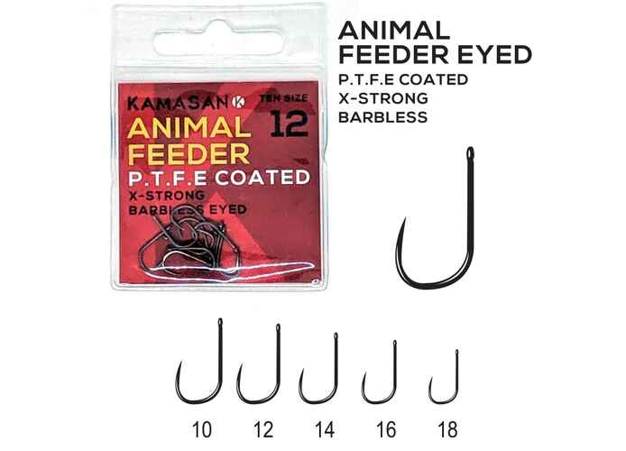 CARLIGE KAMASAN ANIMAL FEEDER PTFE X-STRONG NR 16 Barbless
