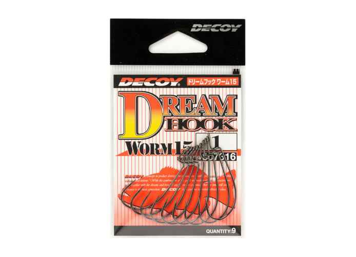 CARLIGE OFFSET DECOY WORM 15 DREAM HOOK NR.8