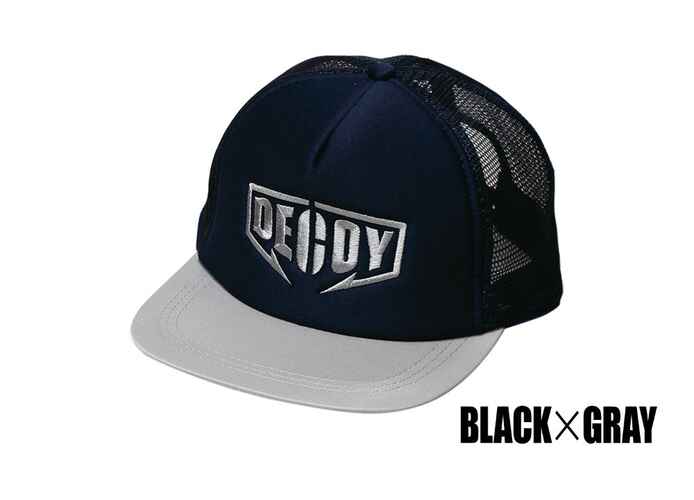 SAPCA DECOY DA-17 FLAT MESH CAP Black Grey