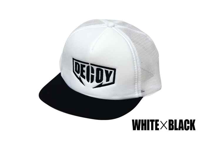 SAPCA DECOY DA-17 FLAT MESH CAP White Black