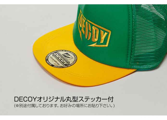 SAPCA DECOY DA-17 FLAT MESH CAP Black Grey