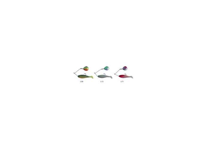 SPINNER BAIT L71 +SHAD SILICON 25gr-11cm
