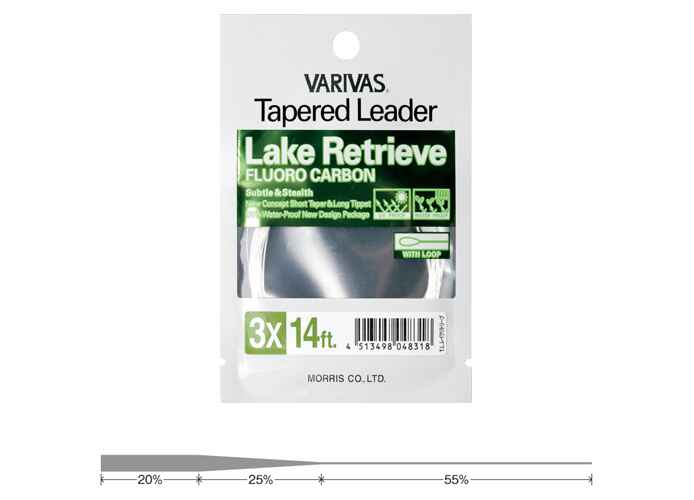 INAINTAS FLY LAKE RETRIEVE FLUORO 14ft 2X