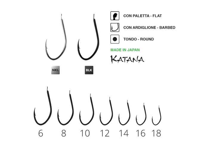 CARLIGE KATANA 1050 NICKEL NR 18