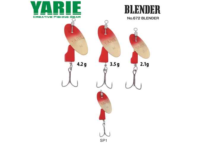 ROTATIVA YARIE 672 BLENDER 4.2gr Culoare SP1 Red/Red