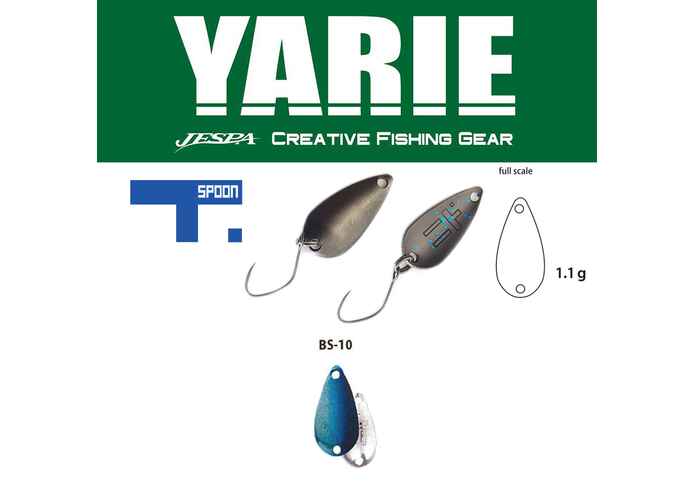 OSCILANTA YARIE 706 T-SPOON 1.1gr Culoare BS10 Blue/Silver