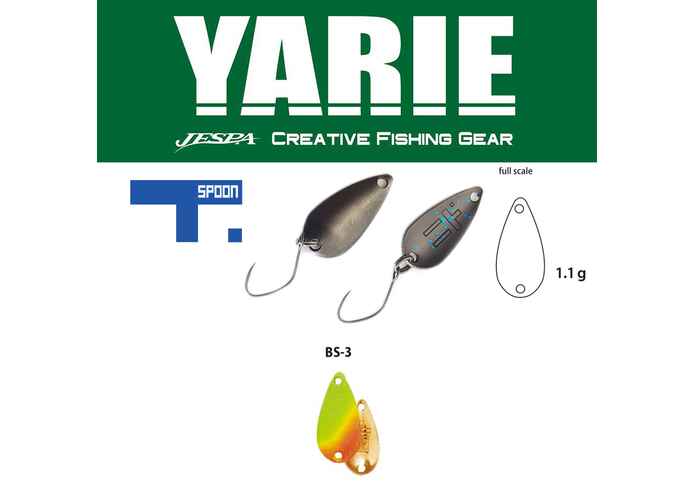 OSCILANTA YARIE 706 T-SPOON 1.1gr Culoare BS3 First Lemon