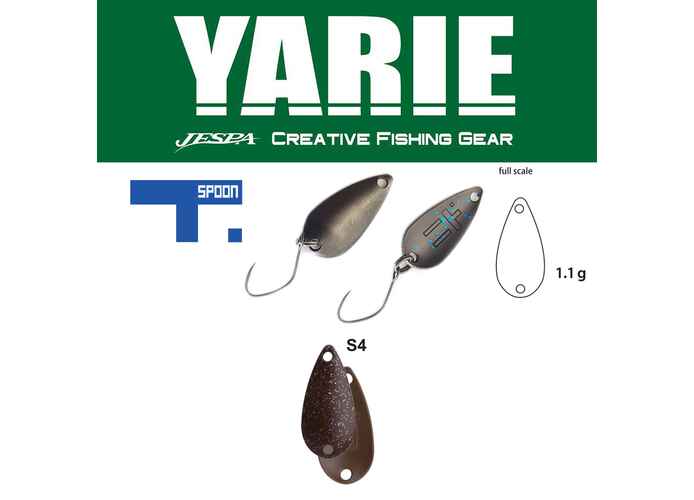 OSCILANTA YARIE 706 T-SPOON 1.1gr Culoare S4 Marron Squash