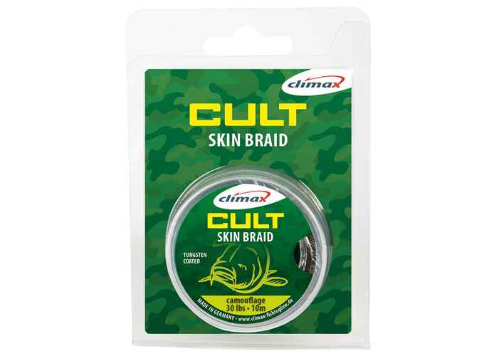 FIR TEXTIL CULT CRAP SKINBRAID 15m 20lb Camou Green