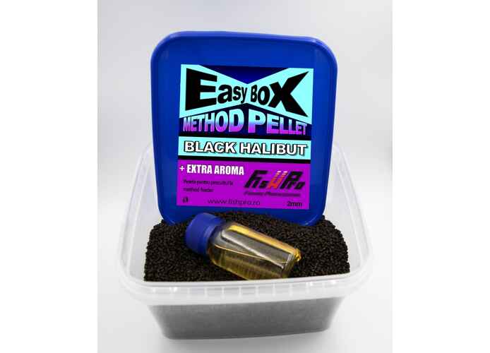 Pelete Easybox Method Pellet - Black Halibut