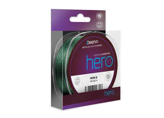 Delphin HERO 8 / verde 0,22mm 17,7kg  300m