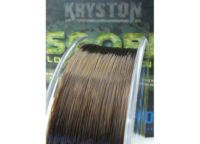Fir Monofilament Kryston Score Longshot, 1000m 0.405mm 26lb 12.2kg Dark Brown