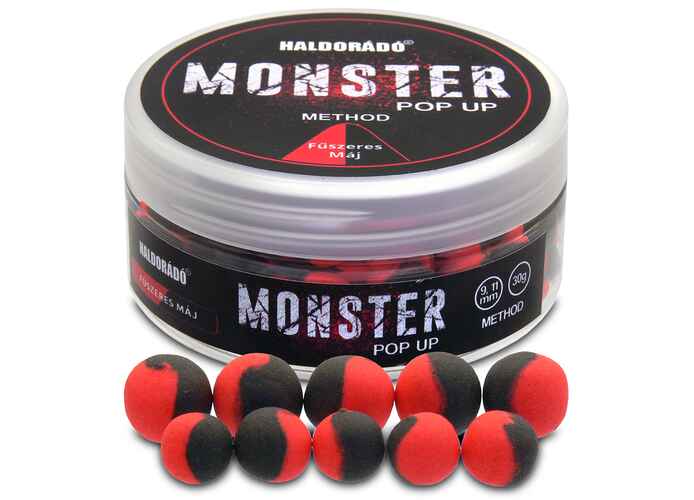 Haldorado MONSTER Pop Up Method - Ficat & Sange 30g/9, 11 mm