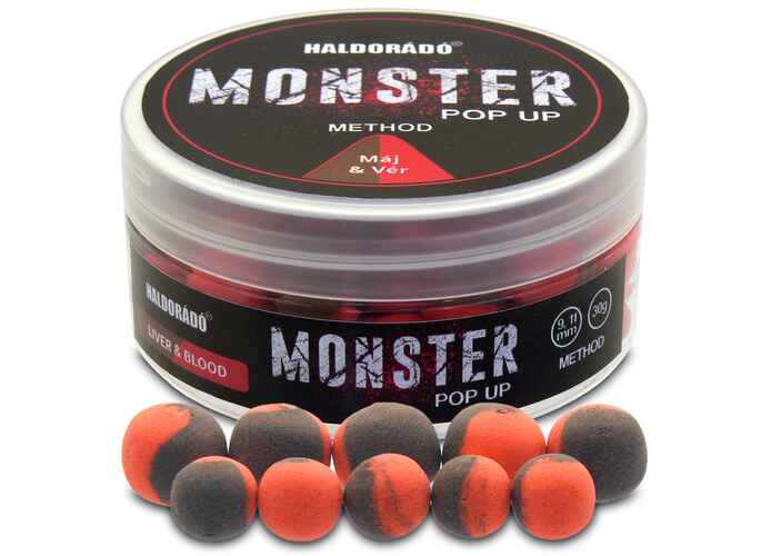 Haldorado MONSTER Pop Up Method - Ficat & Sange 30g/9, 11 mm