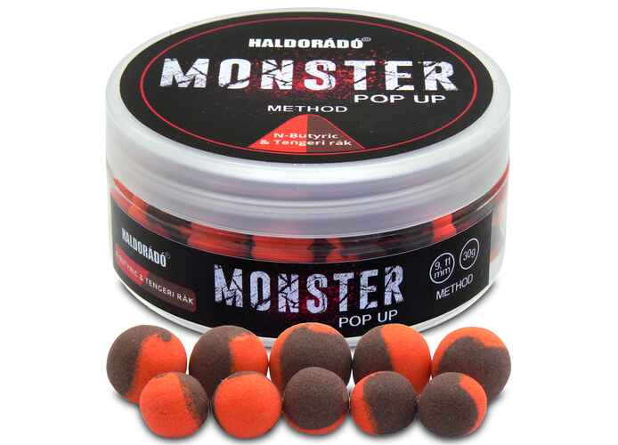 Haldorado MONSTER Pop Up Method - Ficat & Sange 30g/9, 11 mm
