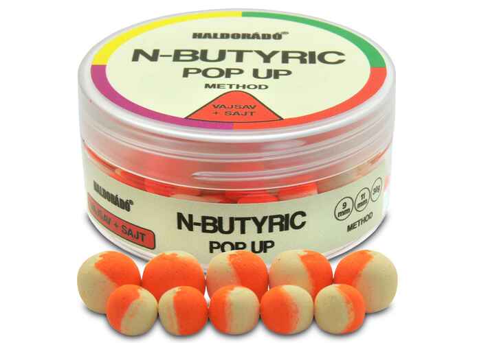 Haldorado N-Butyric Pop-Up - Method Fermentat + Cascaval 9, 11 mm 30g
