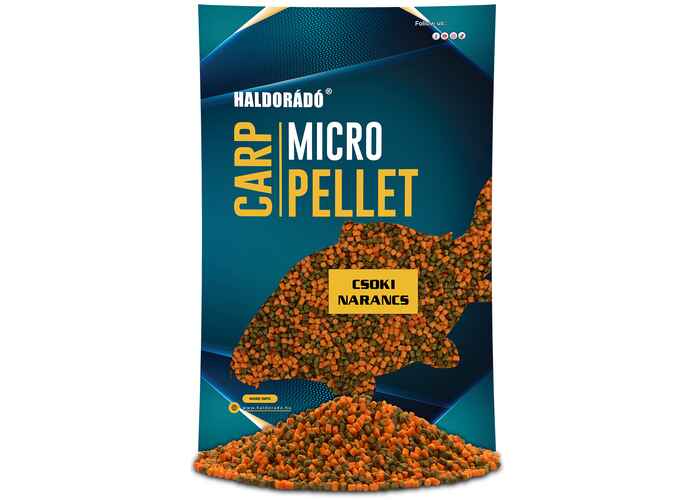 Haldorado Carp Micro Pelete - Ciocolata Portocale, 3mm, 600g