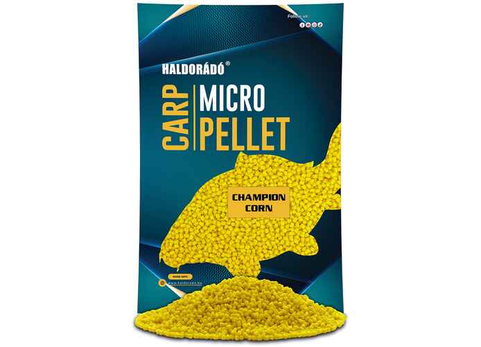 Haldorado Carp Micro Pelete - Champion Corn, 3mm, 600g
