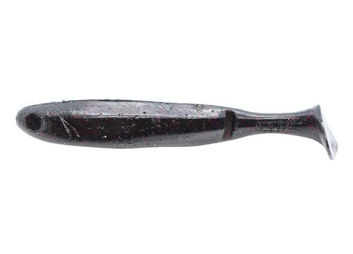 Damiki Edge Shad 10.2CM (4 inch), 418 (Black Red Flake), 6buc/plic