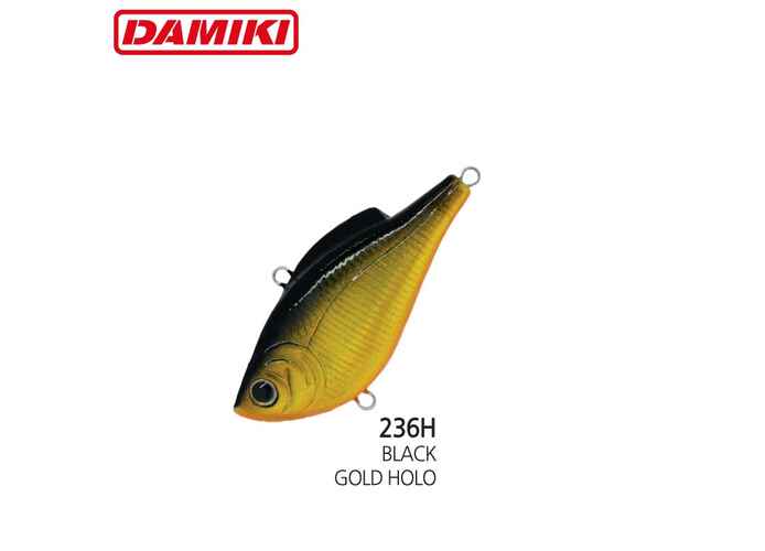 Damiki NAPJARU-60S 6CM, 28Gr (Sinking), 236H (Black Gold Holo)