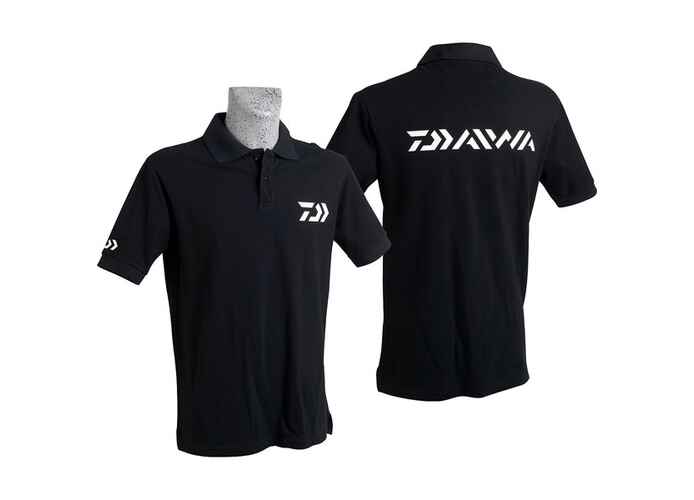 TRICOU POLO NEGRU MAR.M