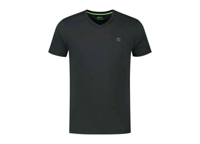 TRICOU V NECK BLACK MAR.2XL