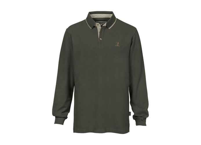 TRICOU POLO CHASSE MANECA LUNGA MAR.2XL