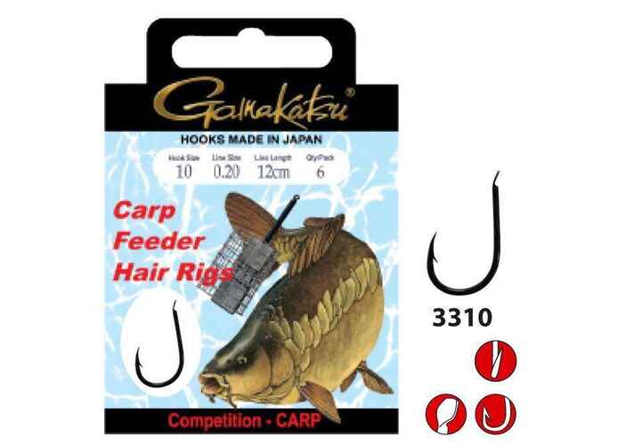 CARLIG LEGAT CARP HAIR 3310B 0,22MM10BUC/PL