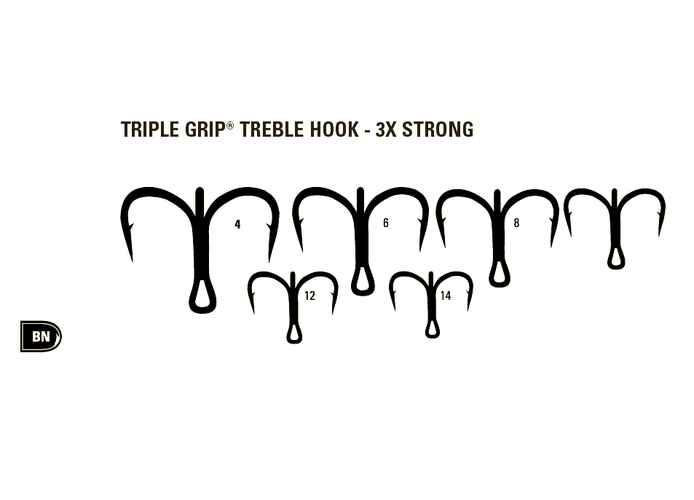 ANCORA ULTRAPOINT TRIPLA NICHEL SCURTA 5BUC/PL