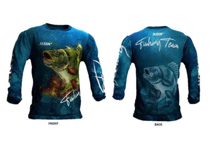 BLUZA JAXON MANECA LUNGA PERCH BLUE XXL