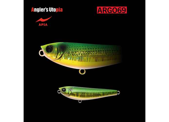 APIA ARGO 69 8.5gr 69mm 08 Green Gold Kohada