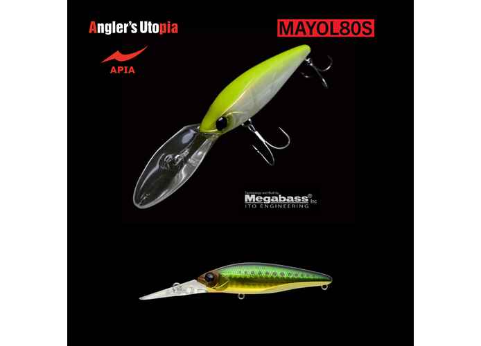 APIA MAYOL 80S 80mm 15gr 08 Green Gold Iwashi