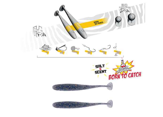 SHAD SHAD-OW85 3.5" 8.9cm Money Smoke
