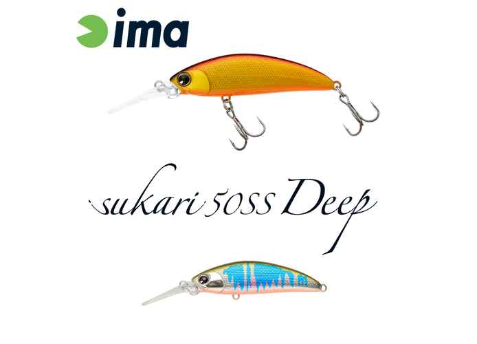IMA SUKARI 50SS DEEP 50mm 5gr 116 Oikawa Orange Berry