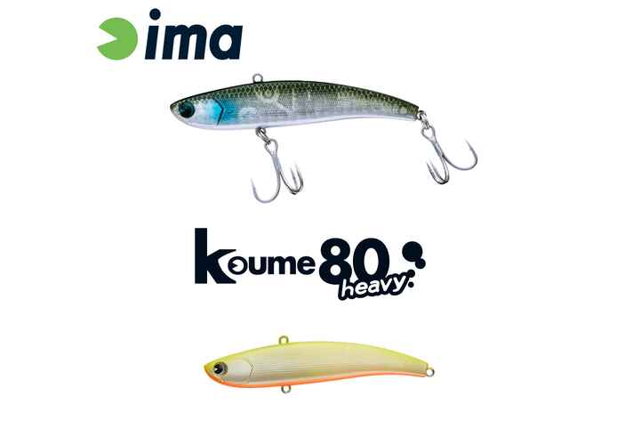 IMA KOUME VIBRATION 80 HEAVY 80mm 20gr 102 Chart Back Pearl
