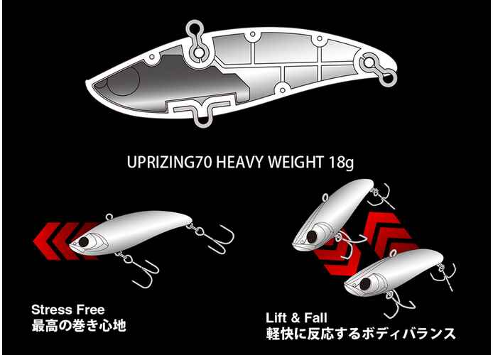 APIA UPRIZING 70HW 18gr 70mm 09 Day Dream