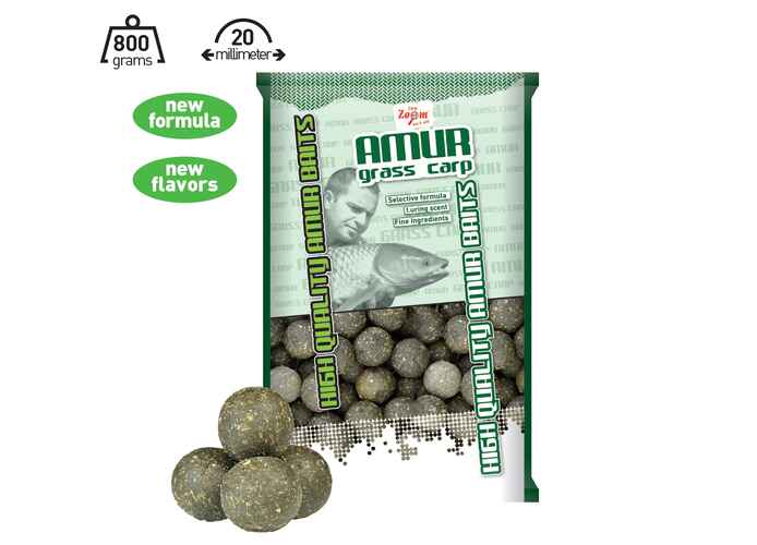 BOILIE AMUR-GRASS CARP 20mm 800gr Spice