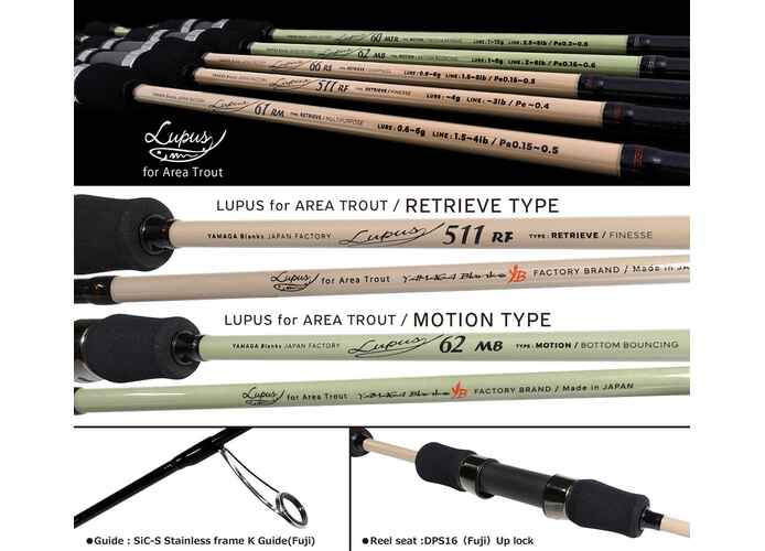YAMAGA BLANKS LUPUS AREA 66RS RETRIEVE 1.99m 0.8-6gr
